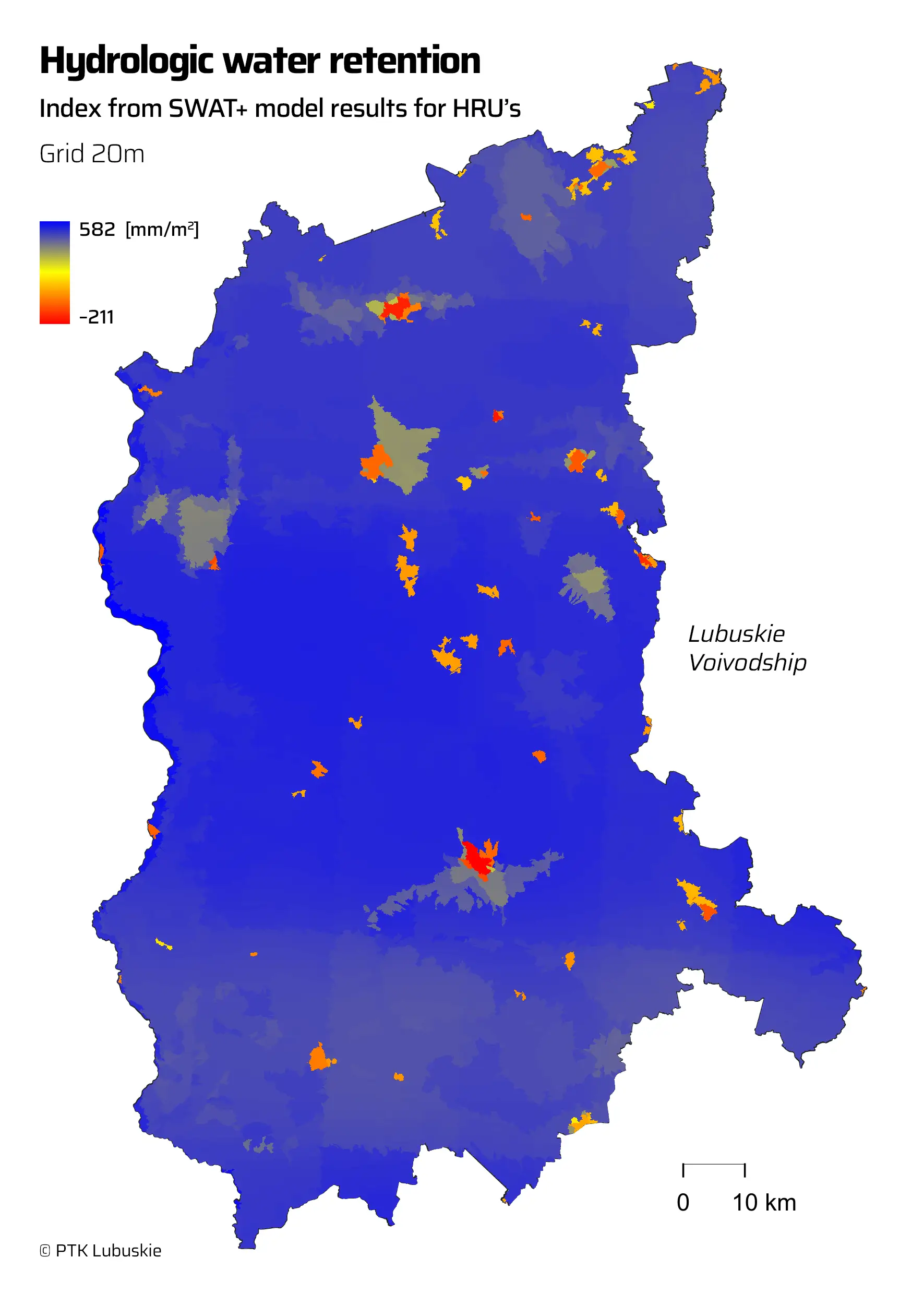 Hydrologic Water Retention, lubuskie